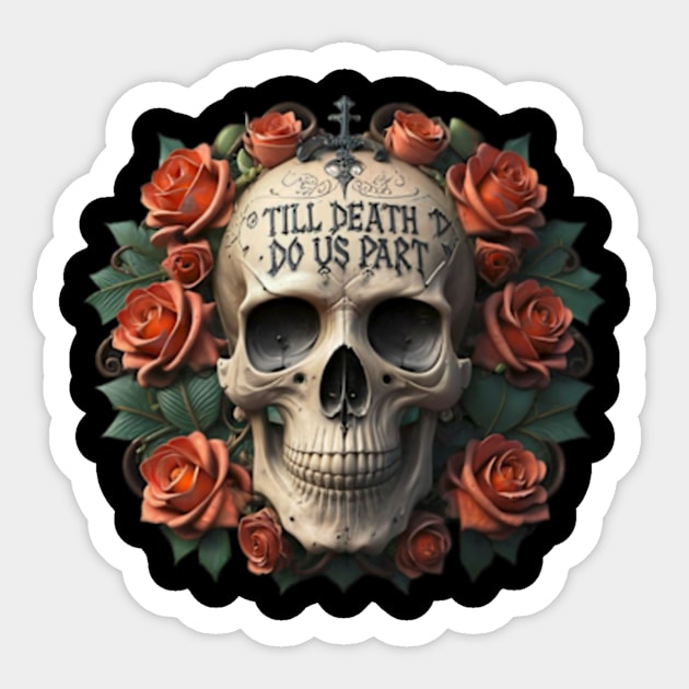 Till Death Do Us Part Sticker by Welcome To Chaos 